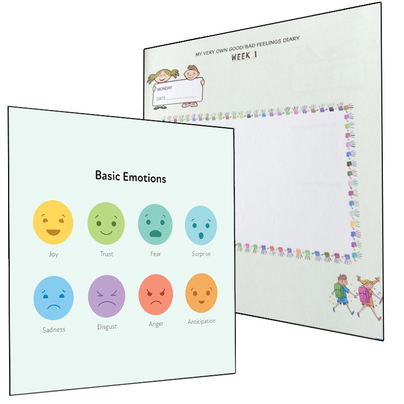 Pages from the Good Bad Feelings Workbook